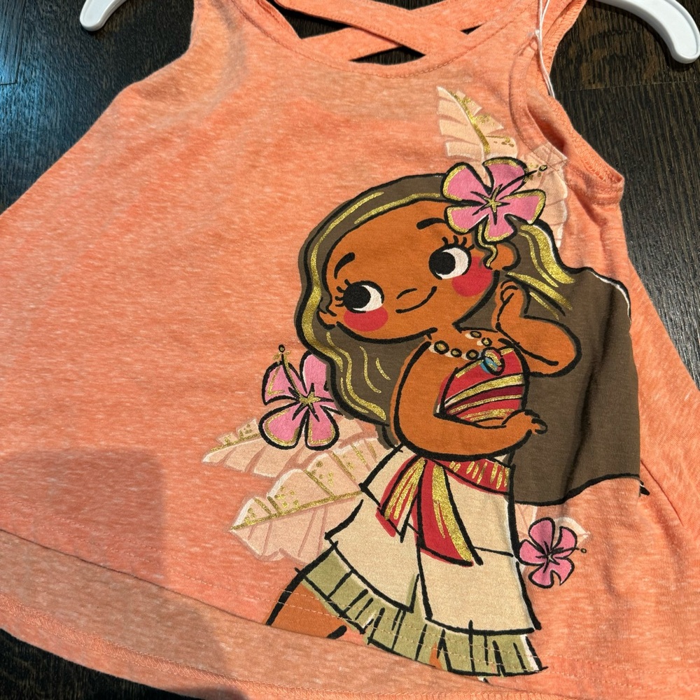 Disney Parks Moana Swing Top EUC